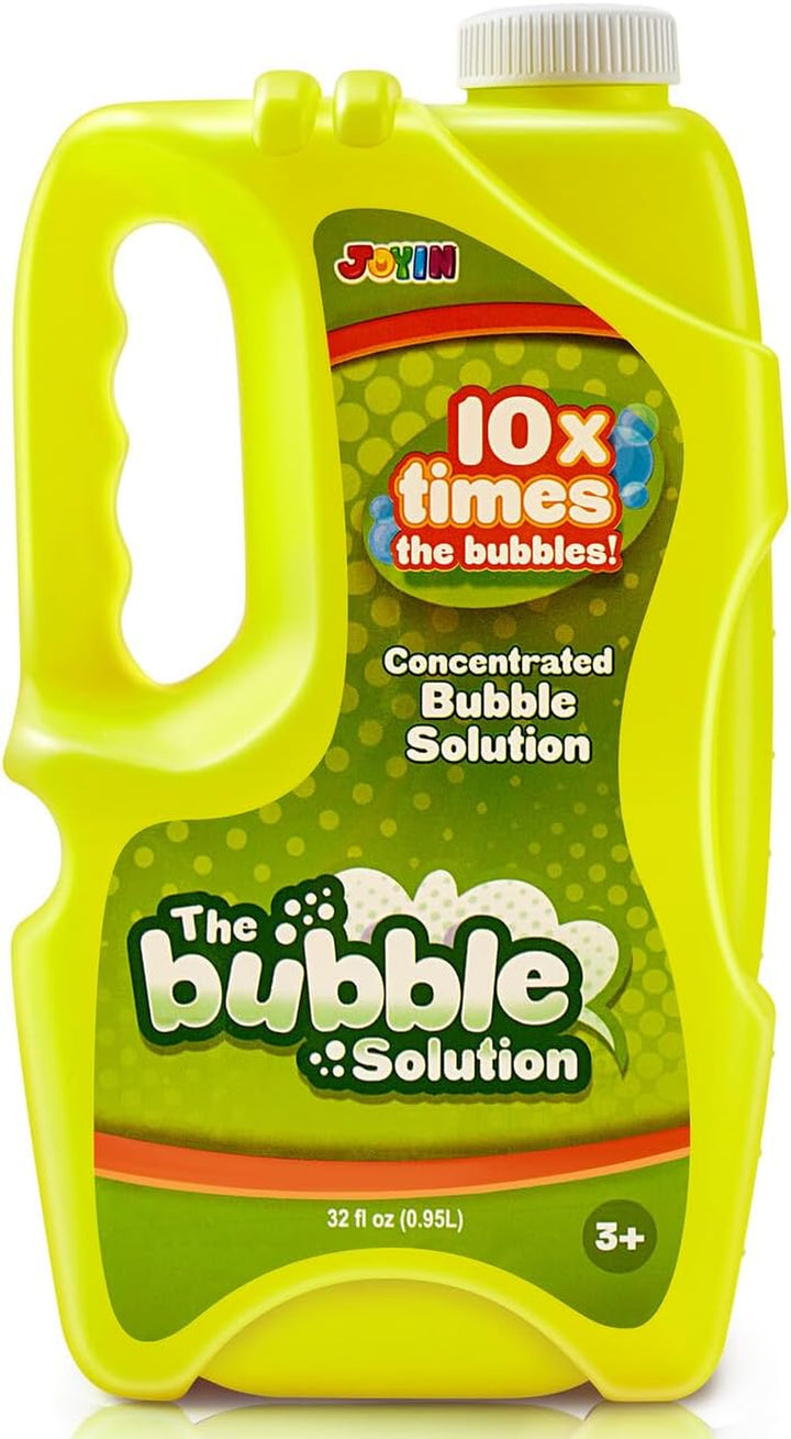 32 OZ Concentrated Bubble Solution (Close to 1L/ up to 2.5 Gallon Refills), Concentrated Solution Refills for Bubble Machine, Wands, Blower, Easter