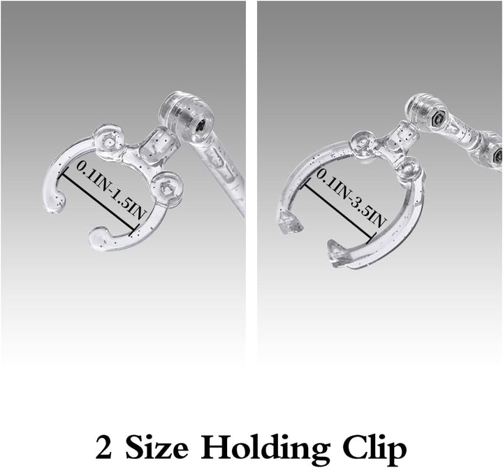 Doll Stand - Clear Doll Stand for 0.5" to 10" Dolls and Action Figure Stand (3-Pack)