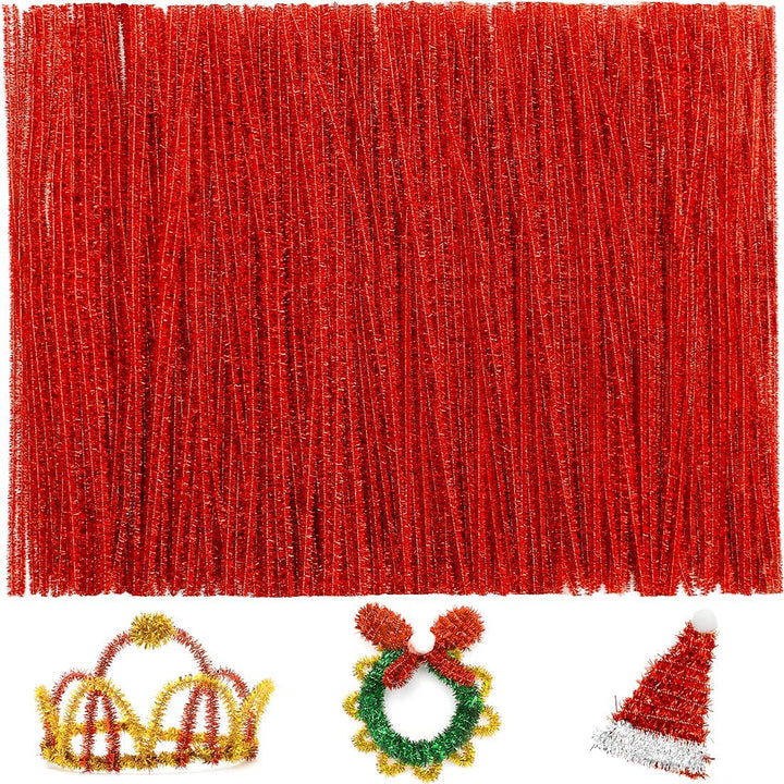200Pcs 20Colors, Pipe Cleaners, Chenille Stems, Pipe Cleaners for Crafts, Pipe Cleaner Crafts, Art and Craft Supplies