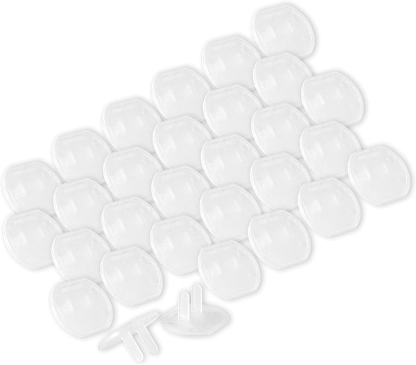 Outlet Covers Baby Proofing Child Proof Plug Covers for Electrical Outlets Easy Install Outlet Plug Covers UL Listed Shock Prevention Clear 51175 30 Count