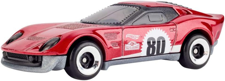 Toy Cars, 5-Pack of 1:64 Scale Toy Cars with Collectible Deco & Packaging, Core  80Th Anniversary Set of 5 Vehicles