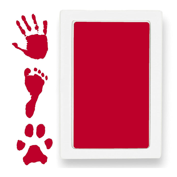 Clean Touch Ink Pad for Baby Handprints and Footprints – Inkless Infant Hand & Foot Stamp – Safe for Babies, Doesn’T Touch Skin – Perfect Family Memory or Gift – Black Print Kit by