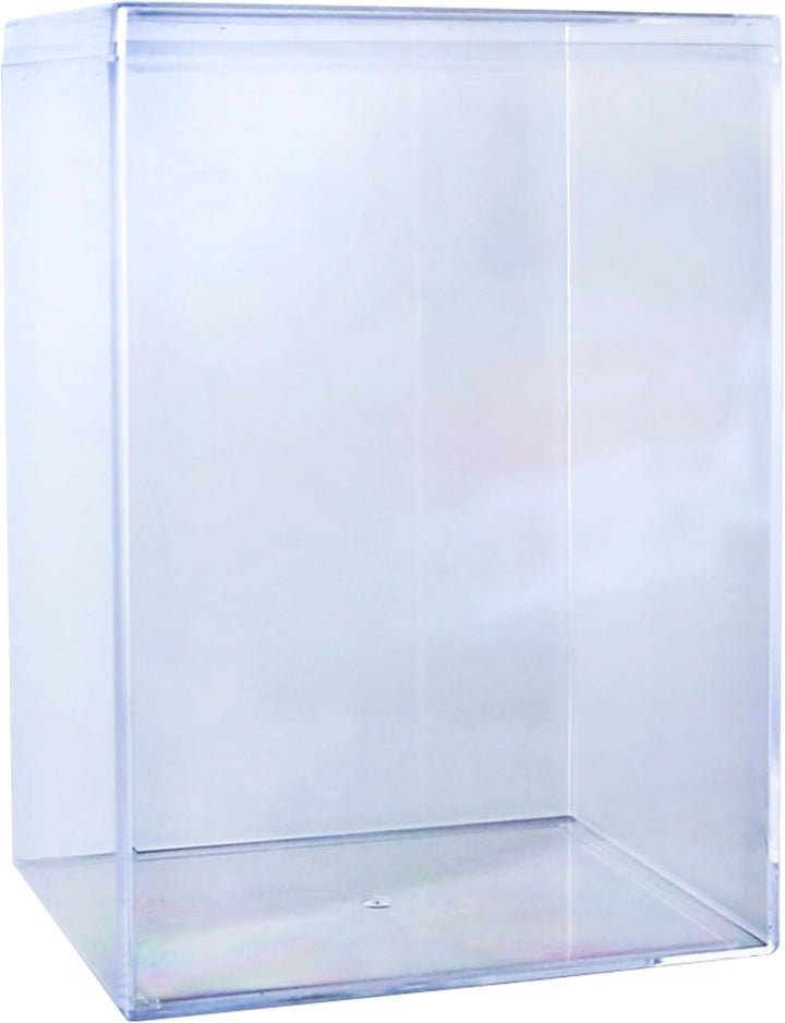 2-Pack Clear Hard Plastic Premium Funko Pop Protector Display Cases for 4" Figures, Made in USA, Stackable Display Cases by