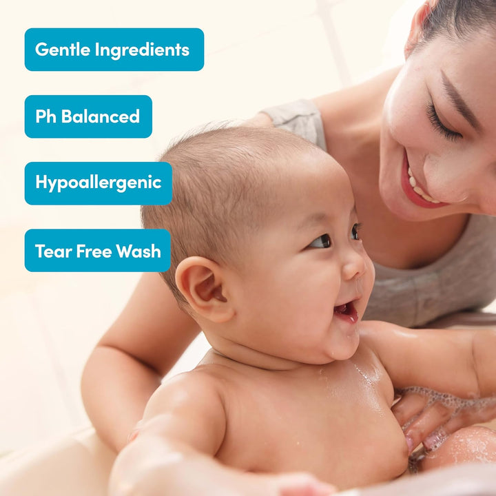 Welcome Little One Gift Set, Baby Skincare Set with Nourishing Baby Body Wash & Shampoo, Calming Bath Wash, All over Baby Wipes, Daily Moisturizing Lotion, & Baby Balm, 5 Items