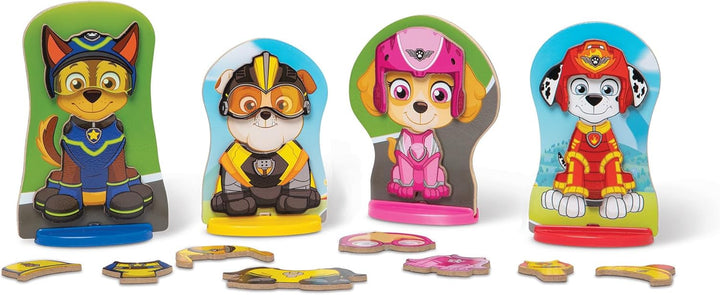 PAW Patrol Wooden Magnetic Pretend Play (64 Pieces)