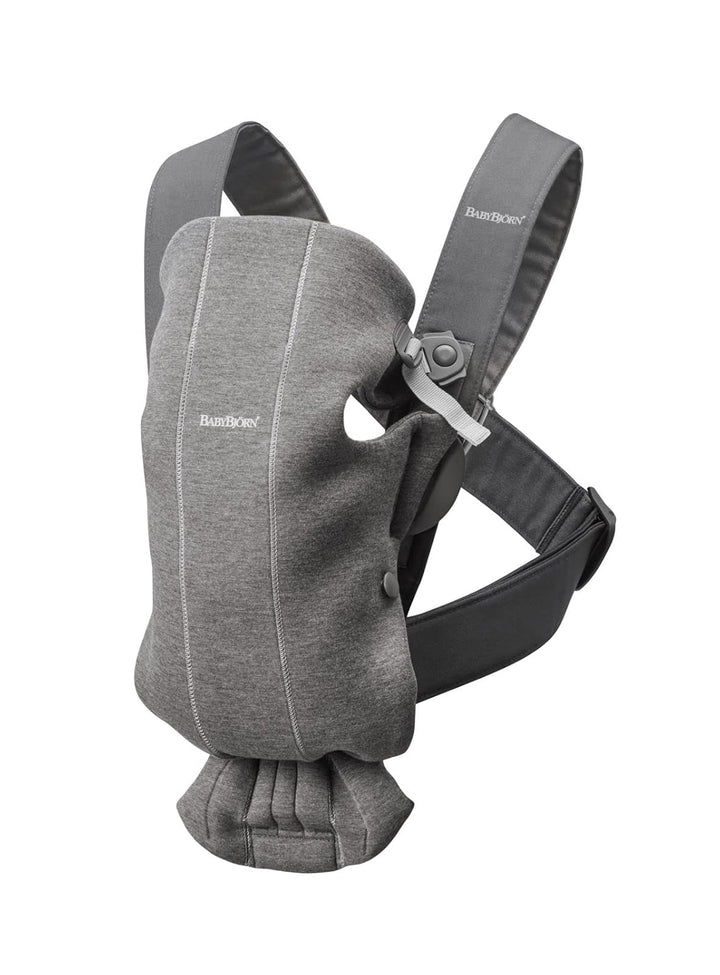 Baby Carrier Mini, 3D Jersey, Light Beige | Newborn Carrier (7-25 Lbs), Ergonomic, Easy-To-Use