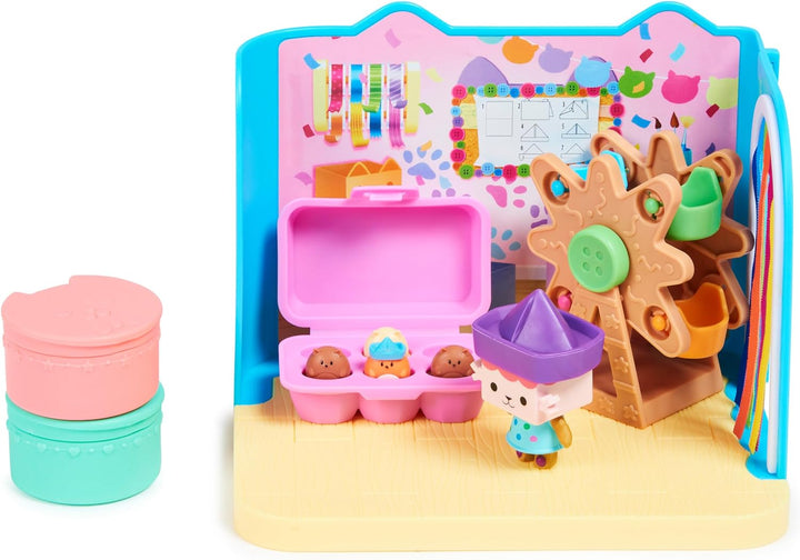 Gabby’S Dollhouse, Sweet Dreams Bedroom with Pillow Cat Figure and 3 Accessories, 3 Furniture and 2 Deliveries, Kids Toys for Ages 3 and Up