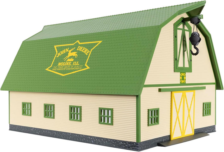 John Deere Plug Expand Play Barn with Movable Hay Crane
