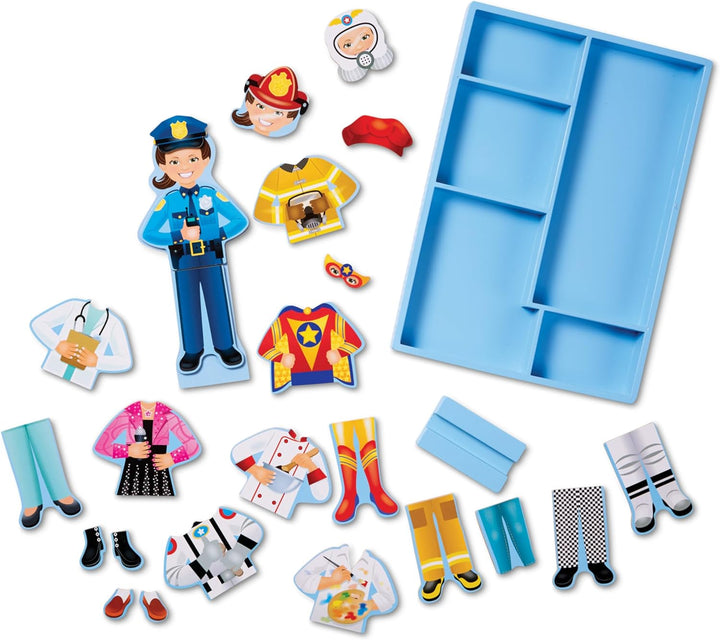 Julia Magnetic Dress-Up Wooden Doll Pretend Play Set (25+ Pcs)