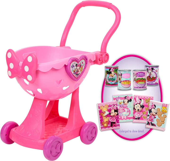 'S Happy Helpers Bowtique Shopping Cart, Officially Licensed Kids Toys for Ages 3 up by