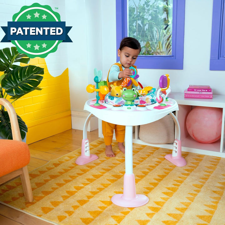 Bounce Bounce Baby 2-In-1 Activity Jumper & Table - Playful Palms