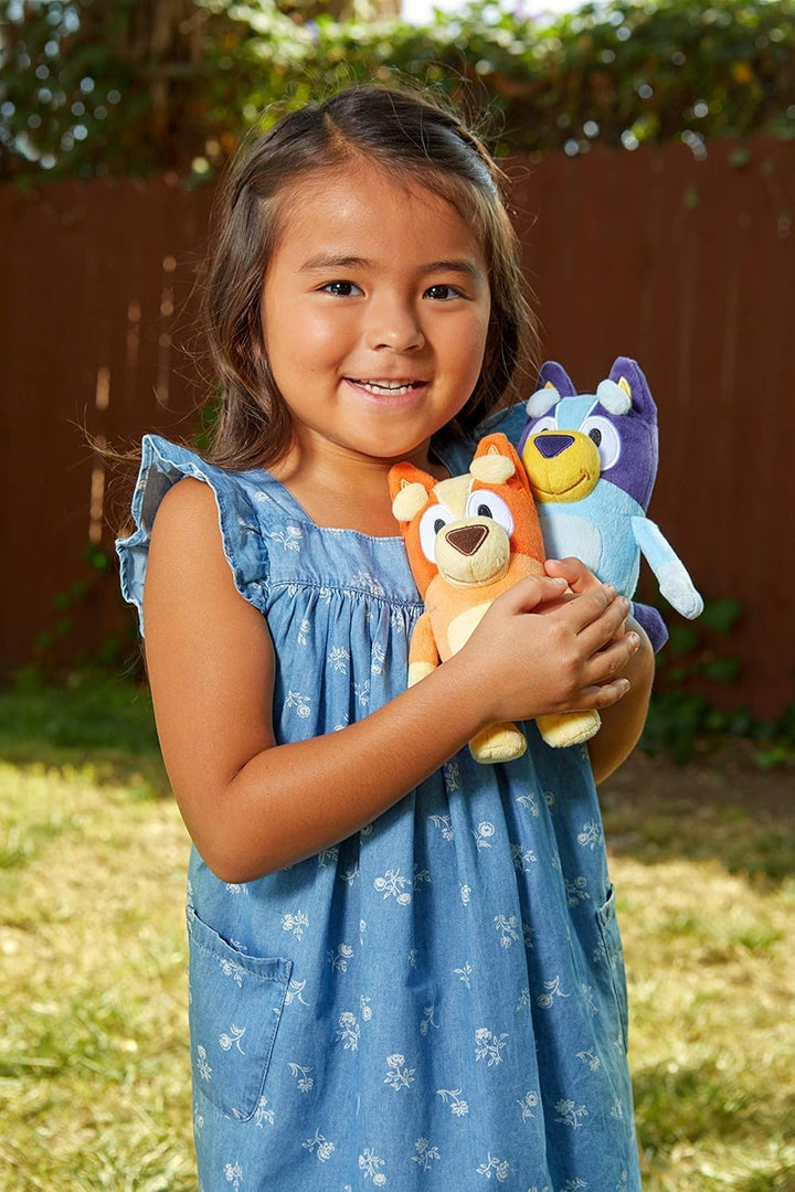 & Bingo Small Plush Bundle – 2 Pack Soft Stuffed Animals for Kids, Perfect Size for Little Hands, Cuddly Travel Toys, Embroidered Faces, Gift for Toddlers Ages 3+