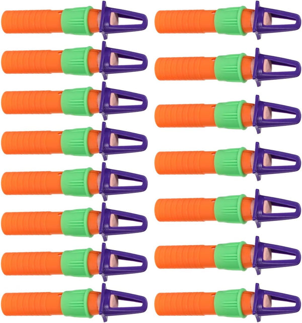 2Sets Crayon Sharpener Plastic Crayon Cap Drawing Drawing Stick Extender Oil Pencil Sharpener 15Pcs*2