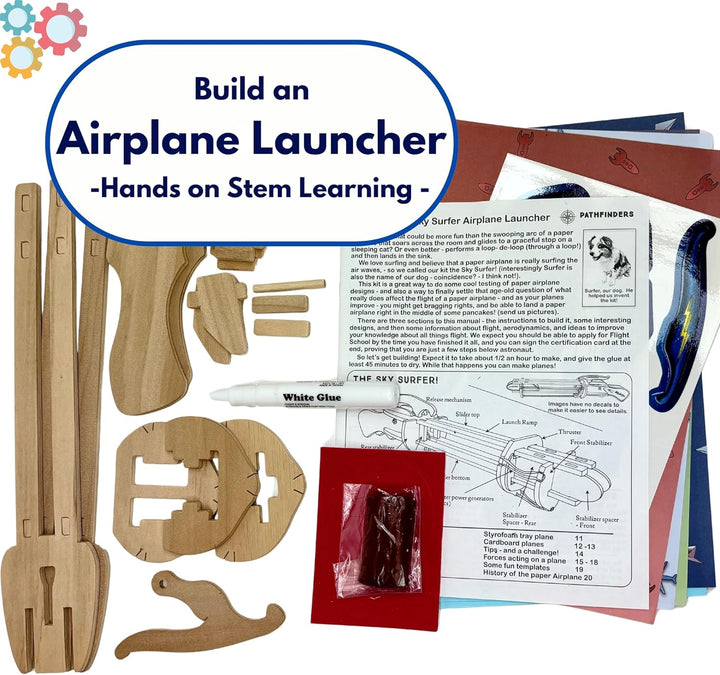 STEM Kit – Paper Airplane Launcher | Science Kits for Kids Age 12-14 | Stem Toys Age 12-14 Physics Toys | Kids Engineering Kit | Learning Resource
