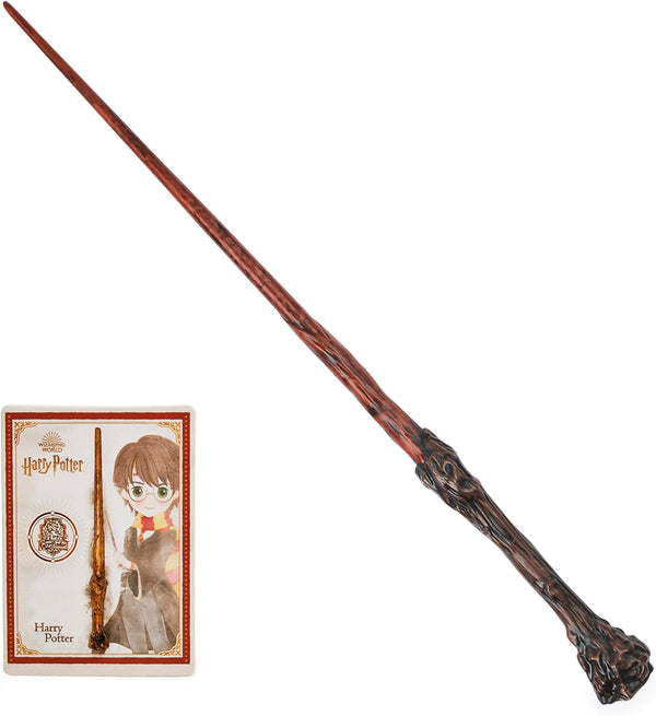 Harry Potter, 12-Inch Spellbinding Harry Potter Wand with Collectible Spell Card, Kids Toys for Ages 6 and Up