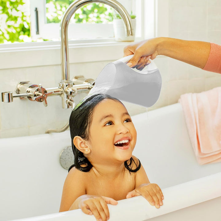 ® Rinse™ Shampoo Bath Rinser Cup, Ultra Soft and Flexible Rim, Babies, Toddlers and Kids, Grey