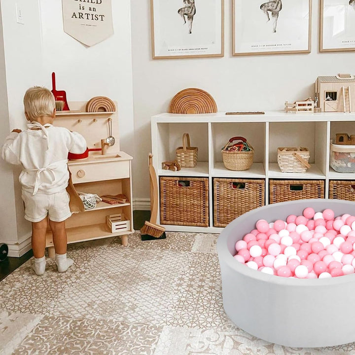 Ball Pit Balls for Toddlers Kids Plastic Balls for Ball-Pit Playpen Pool Baby Pastel Party Decor Fun Shaped Star Bulk 50 100 200 500 1000 Count