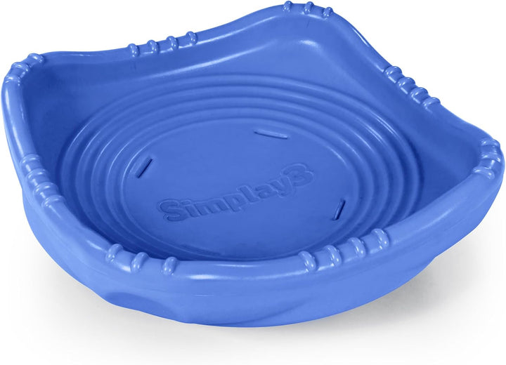 Rock and Spin Sensory XL Wobble Disk Climbing Dome for Toddlers and Kids Rocking and Climbing, Indoor/Outdoor Periwinkle Blue, 1 Pack, Ages 2-12 Years