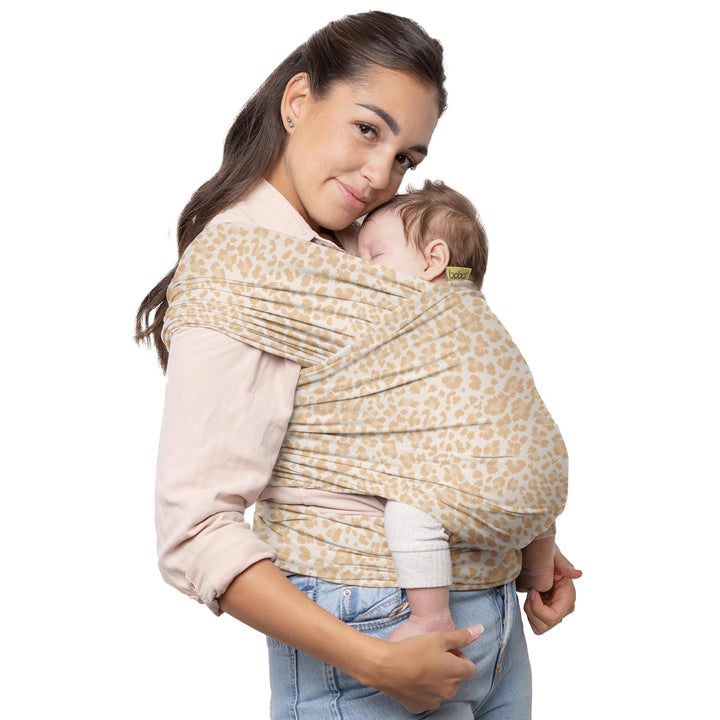 Baby Wrap Carrier – Original Baby Sling Carrier for Newborns (7–35 Lbs), Soft, Secure, Hands-Free & Ergonomic, Ideal for Comfortable Bonding, New Parents (Grey)