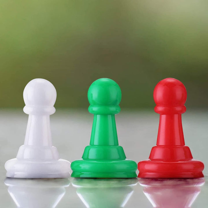 96 Pcs Board Game Pieces Multicolor Plastic Pawn Pieces for Board Chess Components 1 Inch Pawns Tabletop Markers Arts and Crafts