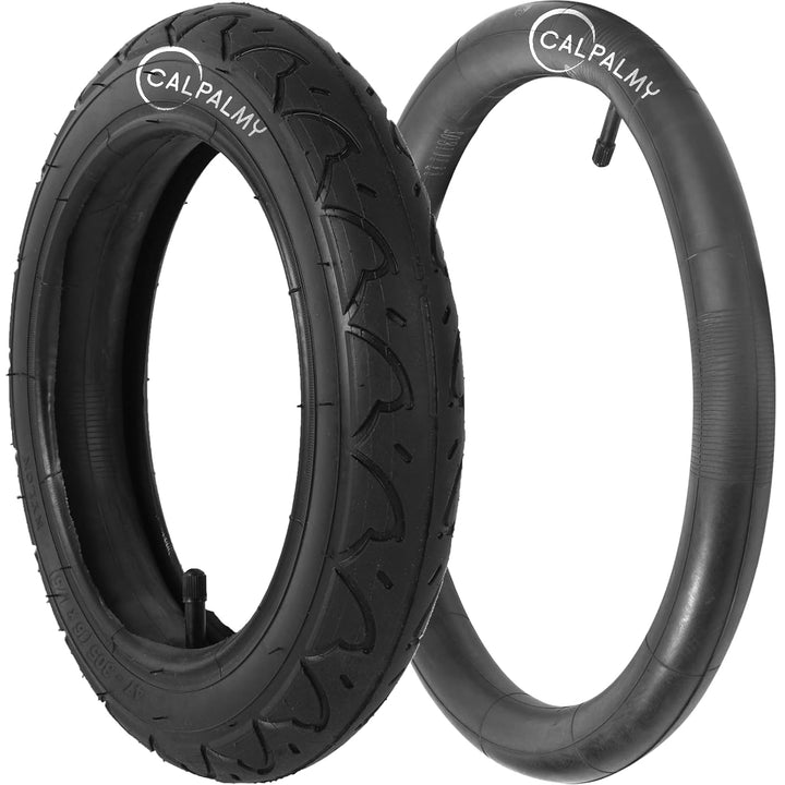 16'' X 1.5/1.75/1.95/2.125 Back Wheel Replacement Inner Tubes (2-Pack) Compatible with Graco Click/Go Jogging/Bob Revolution Se/Pro/Flex/Su - Made from Bpa/Latex Free Butyl Rubber