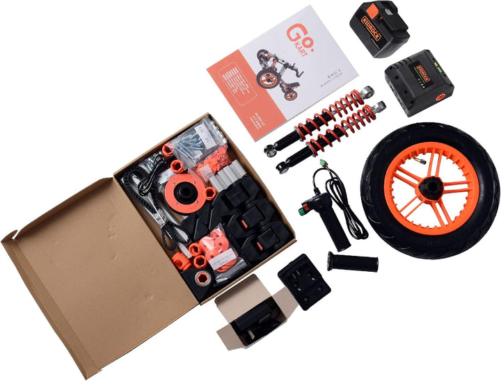 Constructible Kit 40 in 1 Kid Rides on Toys,Balance Bike,Engineering Building Kit Kids Sit/Stand Scooter and 20 More than S-Kit/Medium Kit for 3-8 Years Old(Not Electric)