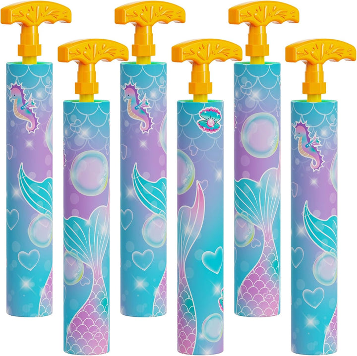 Water Gun, 6 Pack Super Water Soaker Blaster Squirt Guns 40 Ft Water Shooter Swimming Pool Beach Summer Party Outdoor Water Game Fighting Toys for Kids Boys Girls