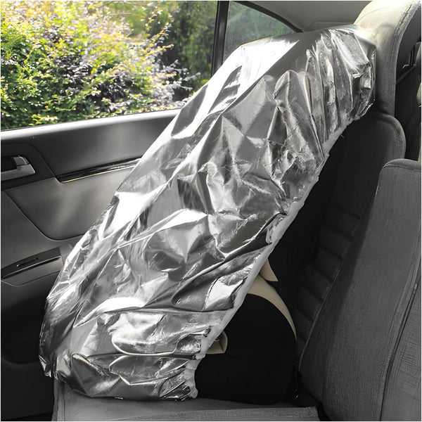 Baby Car Seat Sun Shade Cover, Infant Auto Seats Heat Protector Keeps Baby'S Carseat at Cooler Temperature, Blocks Out Heat & Sun UV Covers, Universal Baby Travel Accessories
