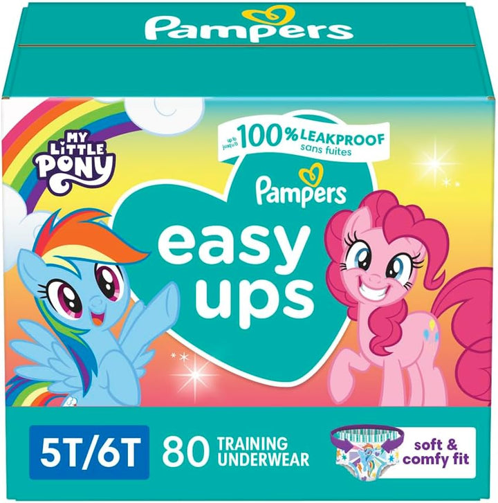 Training Pants - Easy Ups Girls & Boys - Size 3T-4T, 124 Count, My Little Pony Potty Underwear (Packaging May Vary)