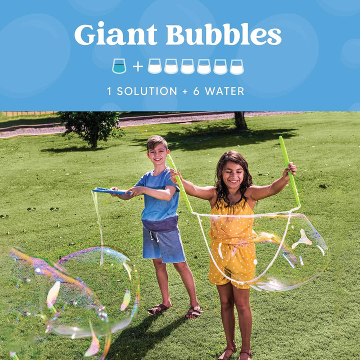 100 Oz Concentrated Bubble Solution (Up to 8 Gallon) for Large Party in Summer Celebrations, Party Favor, Bubble Summer Toy, Classroom Prizes, Easter (Blue)