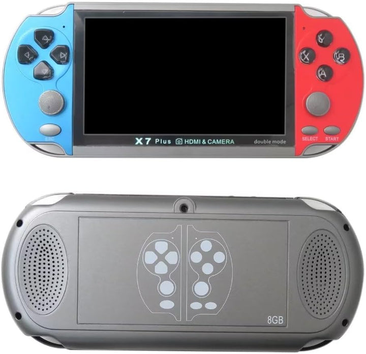 Built-In 1000 Games Retro Portable Mini Handheld Video Game Console 8-Bit 5.1 Inch 128Bit Color LCD Kids Color Game Player