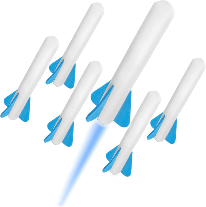 Ultra Rocket Refills, 6 Rockets - Replacement Foam-Tipped Rockets for Kids - Fun Backyard & Outdoor Kids Toys Gifts for Boys & Girls