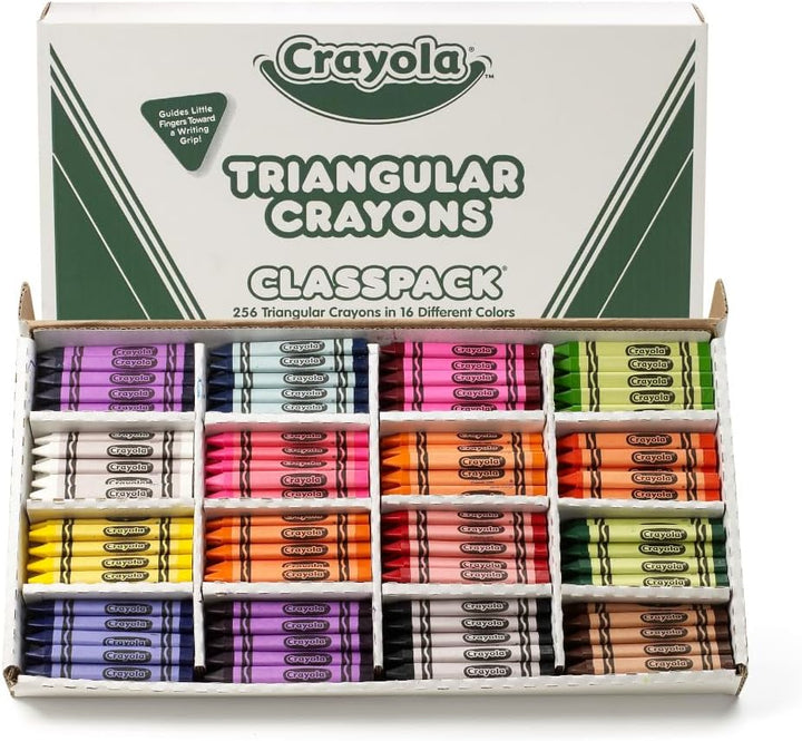 Crayons Bulk (24 Packs), Kids Back to School Essentials, Teacher Classroom Must Haves, Bulk School Supplies for Preschool & Kindergarten