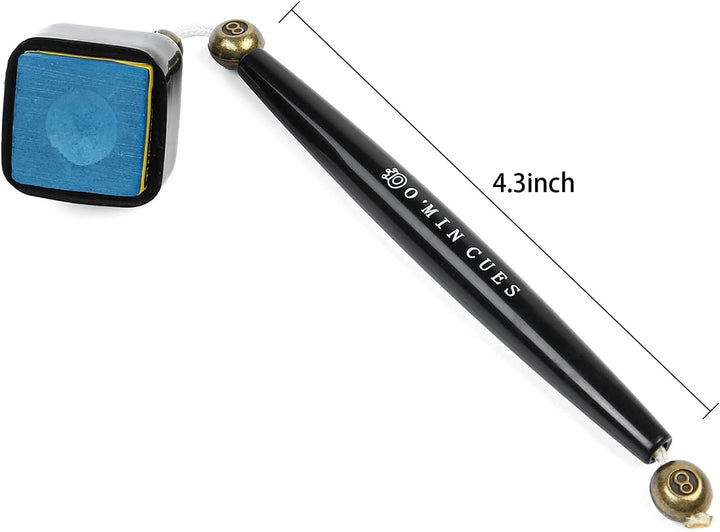 2 in 1 Portable Pick Pocket Chalk Cover Tip Pricker Prep Tool, Billiard Cue Snooker Accessory,Billiard Pool Stick Chalk Holder(3 Models Availaba)
