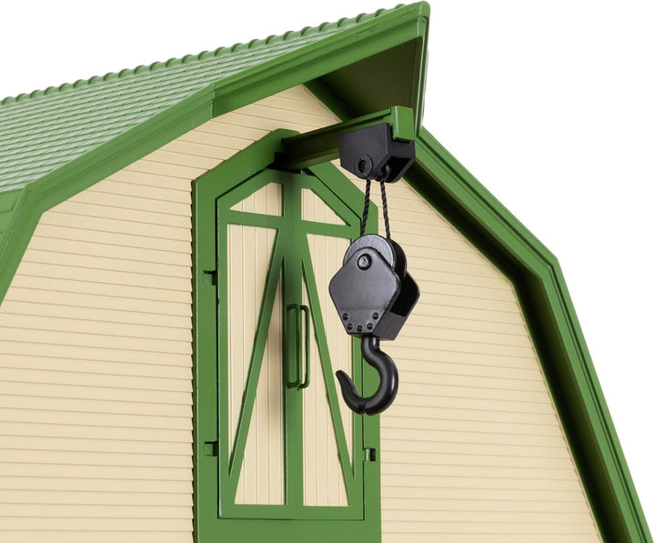 John Deere Plug Expand Play Barn with Movable Hay Crane