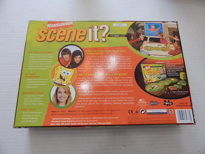Scene It? Nickelodeon DVD Board Game