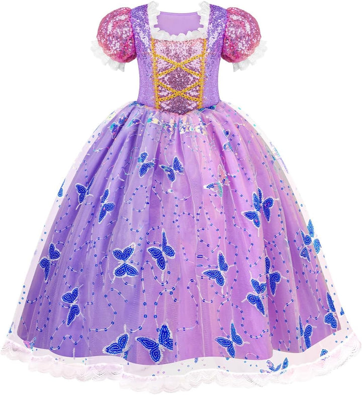 Princess Dresses for Girls - Light up Princess Costume for Little Girl, Halloween Costumes & Gift for Toddler Age 3-10