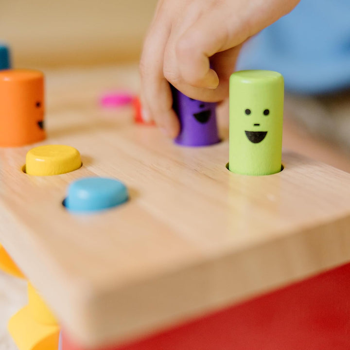 Deluxe Pounding Bench Wooden Preschool Learning Toy with Mallet