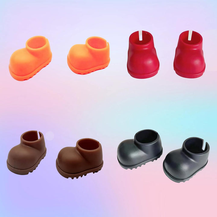 Doll Shoes for Labubu,10 Pairs Cute Labubu Shoes Set,Including Pink Labubu Boots,17Cm Labubu Accessories(No Doll)