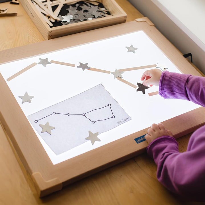 LED Activity Tablet: Light up Tabletop Lightbox for Preschool | Kids Light Pad for Classroom and Playroom Sensory Learning Play Activities