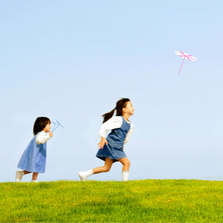 36 Pieces Hand Helicopter Spinner Hand Rub Plastic Propeller Outdoor Flying Plastic Dragonfly Toy Random Color Toy Helicopte