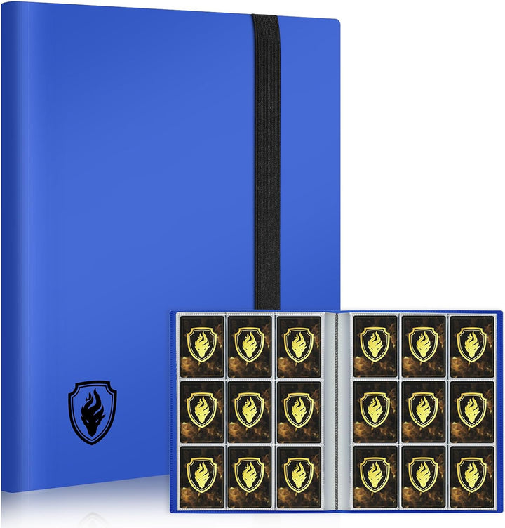 Card Binder 9 Pocket,  396 Pockets Trading Card Binder, Premium Collector Card Album for Standard Cards, Side Loading Card Collection Folder for MTG, TCG, Game Cards, Sport Cards, Black