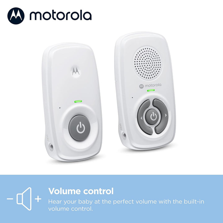 AM21 Audio Baby Monitor - 1000Ft Range, Secure & Private Connection, High-Sensitivity Mic, Volume Control, Portable Parent Unit (Outlet or AAA Battery Powered (NOT Included))