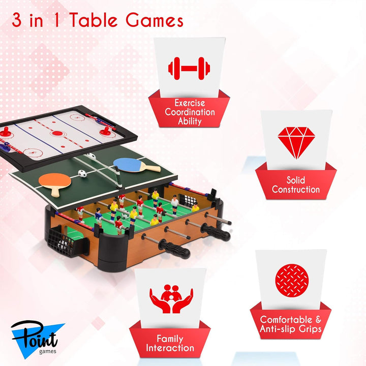 Hockey Table, Mini Table Games for Kids, Arcade Game for Boys & Girls, Great Gift Fro Children Ages 3+