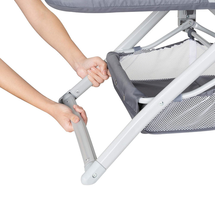 Quick-Fold 2-In-1 Rocking Bassinet, Shadow Stone Gray