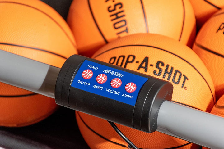 Official Indoor/Outdoor Dual Shot Basketball Arcade Game - Weather Resistant - 16 Different Games - 6 Audio Options - near 100% Scoring Accuracy - Large LED Scoreboard