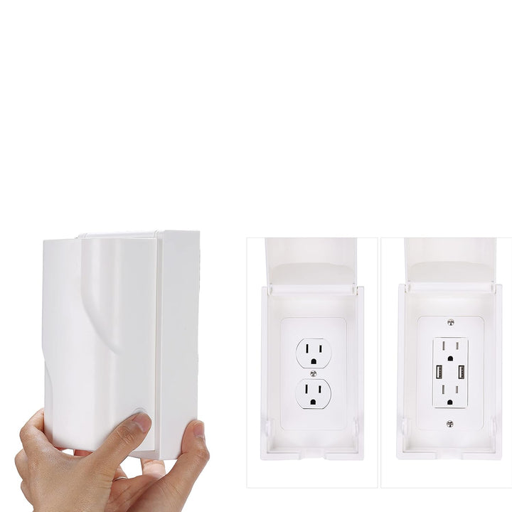 Bates - Baby Safety Outlet Cover Box, Outlet Covers Baby Proofing, Plug Covers for Electrical Outlets