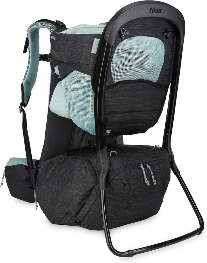 Sapling Child Carrier Backpack - Machine Washable Seat - Self-Standing Frame - Adjustable Padded Straps for Parents - Ergonomic Seat with Under-Leg Support for Child - UPF 50 Sunshade