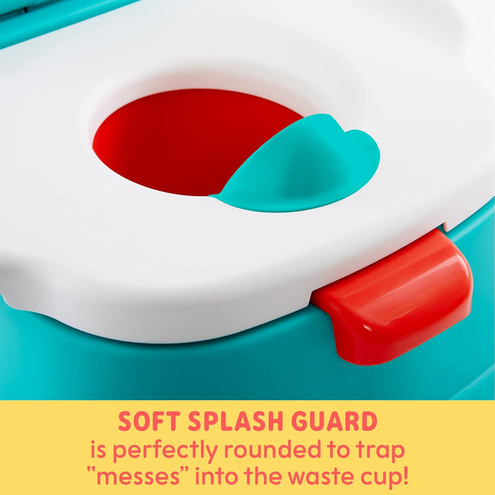 Elmo Hooray 3-In-1 Potty Training Toilet Seat and Step Stool, Easy to Clean Design with Flush Handle and Sounds, Portable and Great for Travel, Perfect for Toddler Boys and Girls 1-3