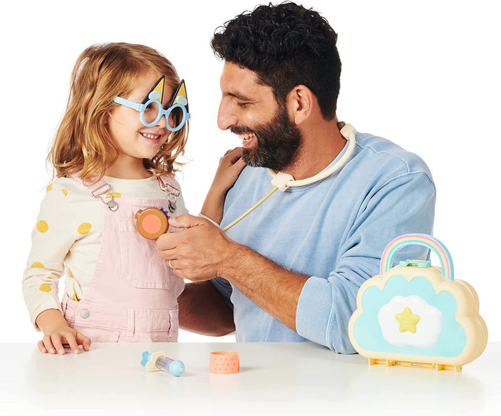 Cloud Bag Doctor'S Set, Doctor Check up Set, Toy Doctor'S Playset with 7 Play Pieces